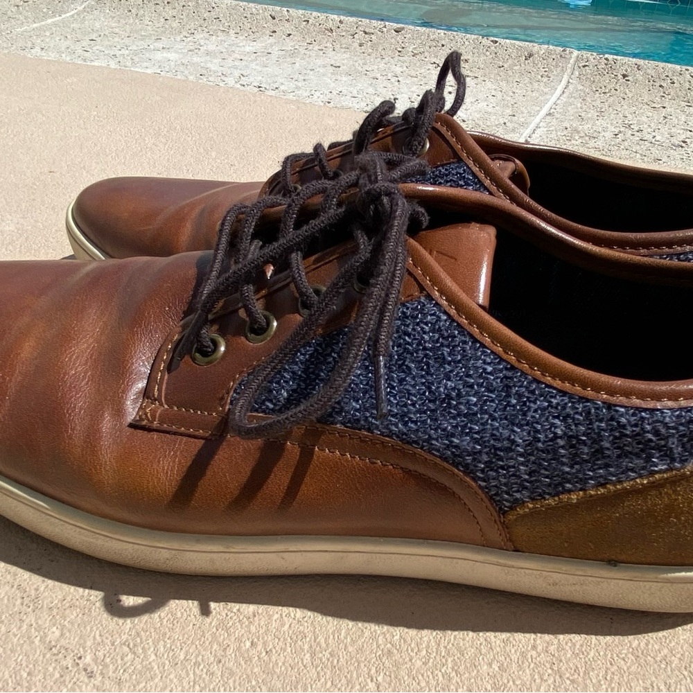 Men's Brown Leather Casual Shoes